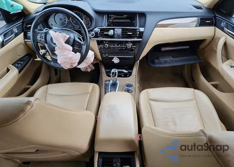 2015 BMW X4 xDrive28I z USA, uszkodzony, nr VIN 5UXXW3C59F0F89193